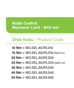 SEL 60RS Radyo alıcı Motor Çeşitleri
