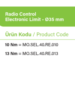 SEL40 RE Raydo alıcılı motor çeşitleri