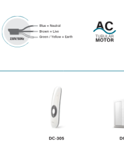 DT600 Yanar kayar perde motoru aksesuarşarı