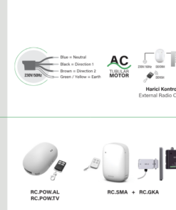 SEL 102 S TYP Kepenk motoru aksesuarları