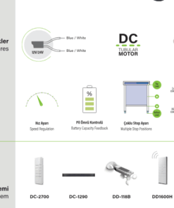 SEL 40 LEU-S Panjur motoru aksesuarları