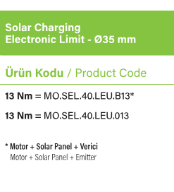 SEL 40 LEU-S Panjur motoru motor çeşitleri