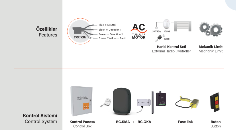 SEL END FJJ Endüstryel motor akseusarları