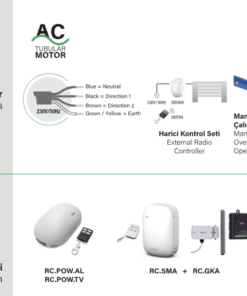 SEL102MNHK Kepenk motor aksesuarları