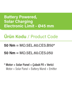 SEL60CE-S Panjur motoru motor çeşitleri