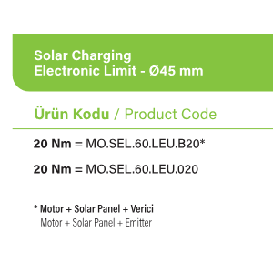 SEL60LEU-S Panjur motoru motor çeşitleri