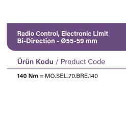 SEL70BRE Pergola motoru motor çeş,tleri