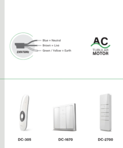 SEL70RS Kepenk motor aksesuarları