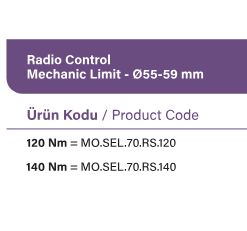 SEL70RS Pergola motoru motor çeşitleri