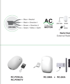 SEL70STYP Kepenk motor aksesuarları