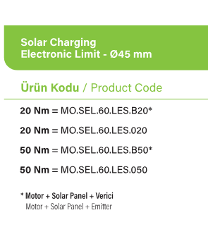 sel60le-s panjur motoru motor çeşitleri