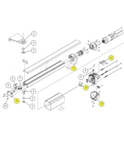 1782819 Somfy IXENGO L 230 V PLASTIC KIT
