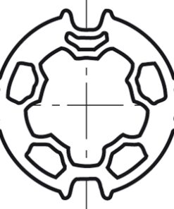 Somfy DS 63 boru için LT50 aktüatör