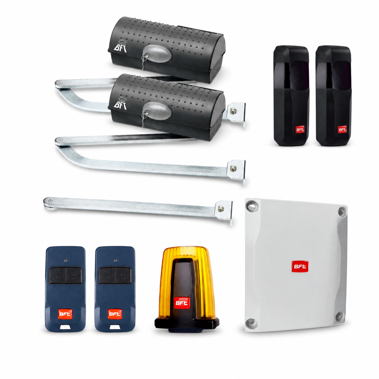 BFT IGEA 230V çift motorlu dairesel kapı motoru kit paket