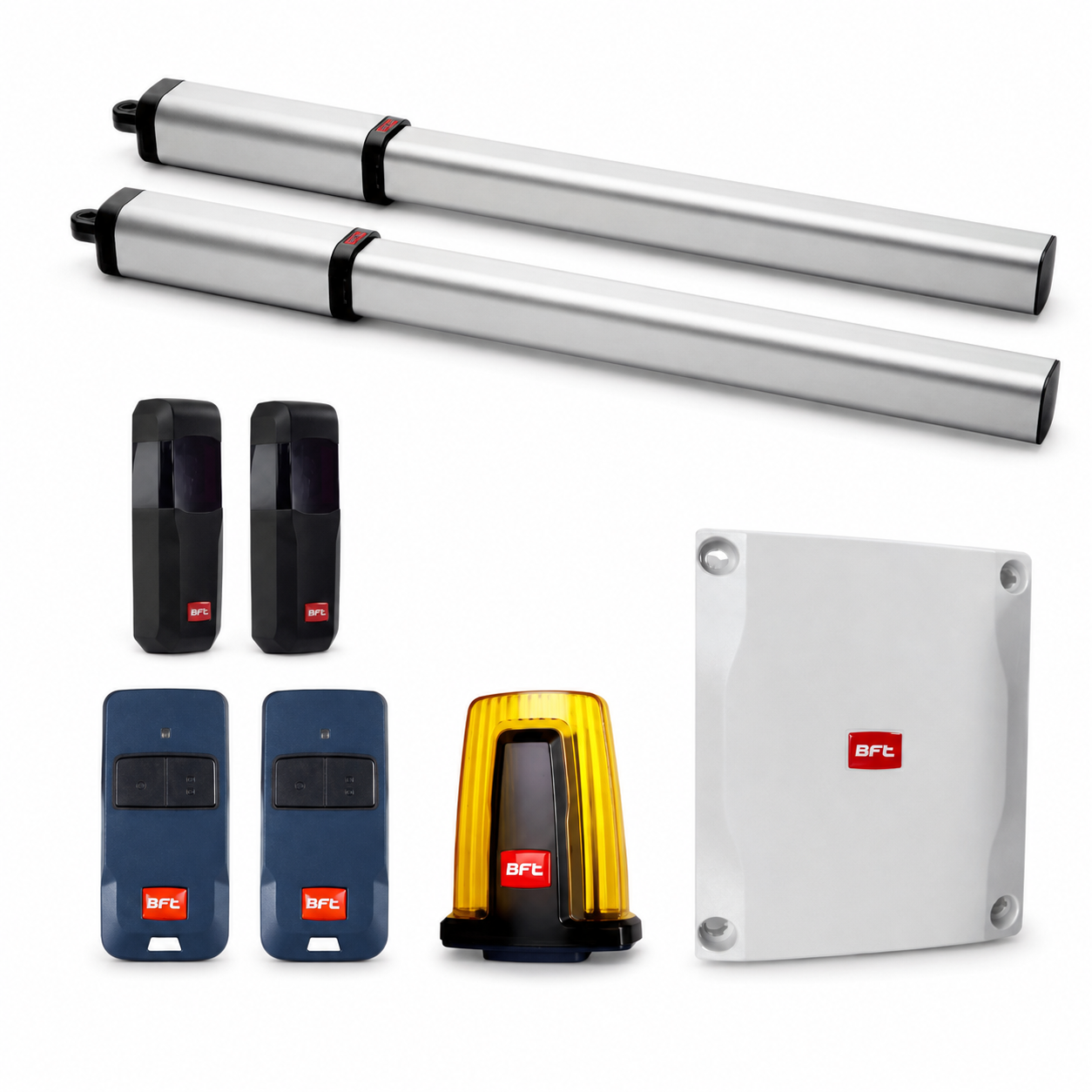BFT Lux 2B hidrolik dairesel kapı motoru çift motorlu kit