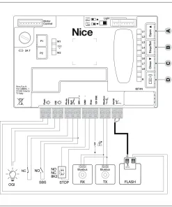Nice Robus 800 kontrol kartı diyagramı