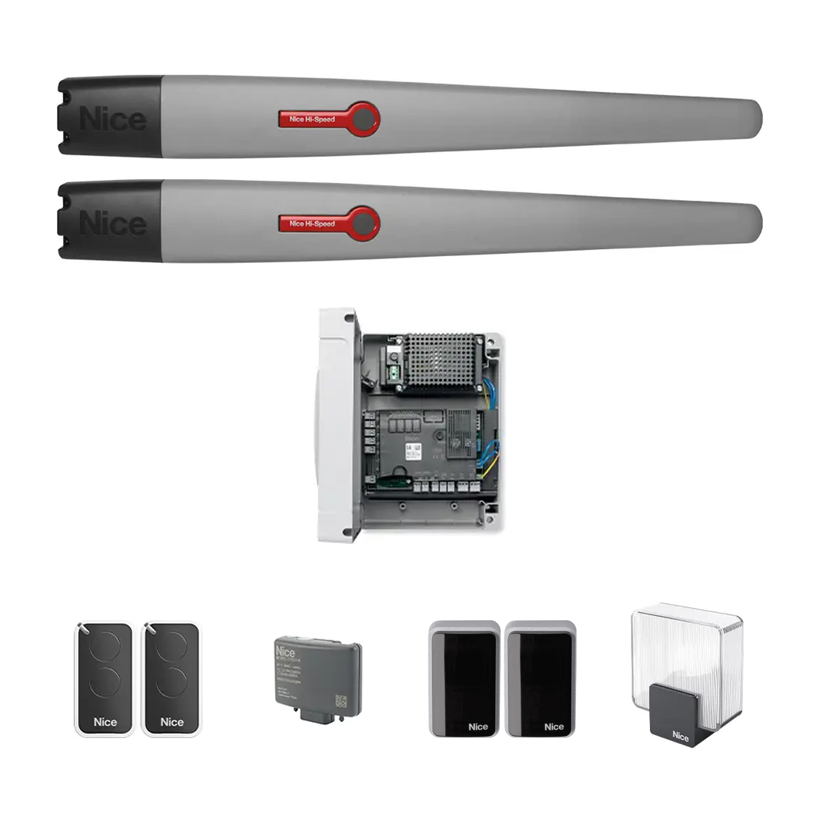 Nice Dairesel Kapı Motoru Toona 5024 HS Çift Motorlu Kit, Hızlı Motor