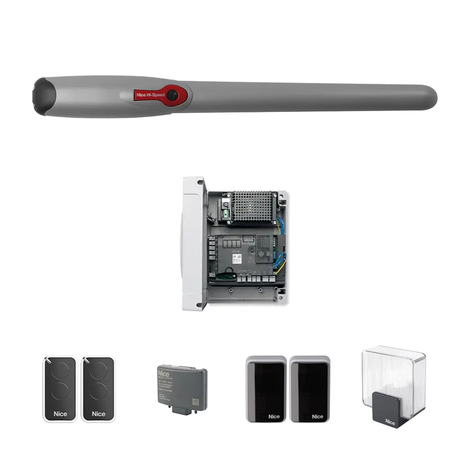 Nice Dairesel Kapı Motoru Wingo 3524 HS Tek Motorlu Kit, Hızlı Motor